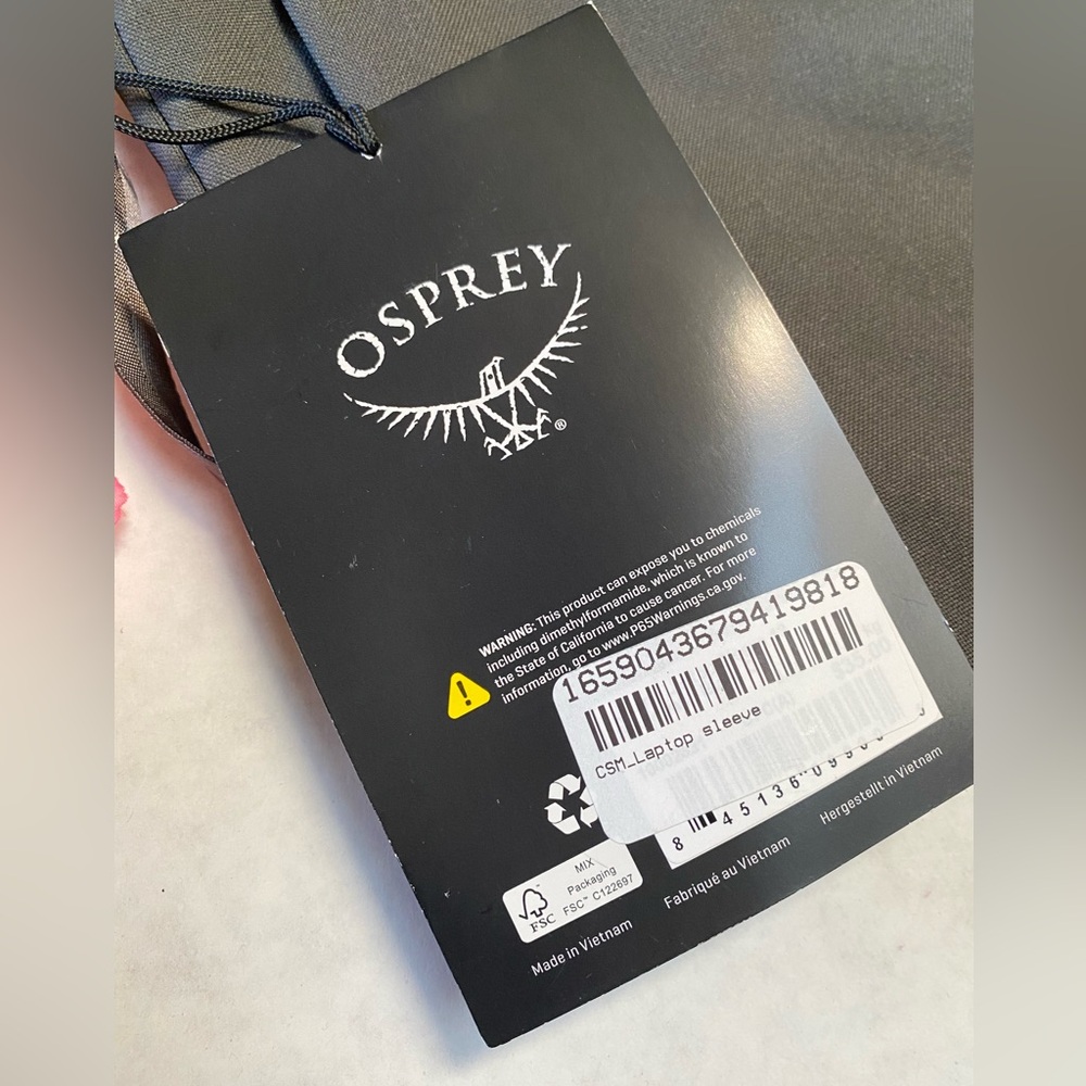 Osprey 13 Inch Laptop Tablet Sleeve Case - Picture 7 of 9